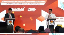 Debat pertama calon bupati dan wakil bupati Garut (foto : IG @syakuramin) 