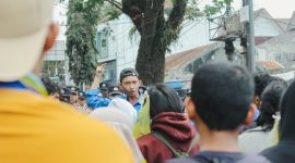 Aksi Haramkan Poilitik Uang (Foto: Hilmi/Gentra)