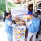 Penyaluran bantuan korban bencana oleh Tim Elang Relawan BRI dan insan BRIlian (foto: Istimewa)