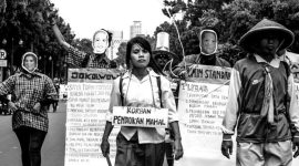 Salah satu potret Demo Hari Buruh (foto:istimewa)