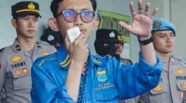 Memperingati Hari Bhayangkara ke-79 serta apresiasi kinerja Polri. (foto: Media PMII UMB)