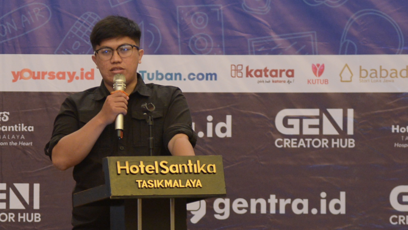 Founder Gen Muda dan Gen Creator Hub, Usama Ahmad Rizal