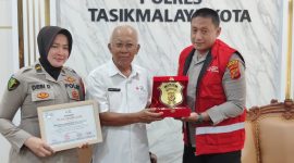 Pengukuhan Kapolres menjadi Koordinator Keluarga Donor Darah Tasikmalaya