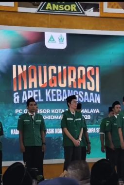 Inagurasi dan Apel Kebangsaan: GP Ansor Kota Tasikmalaya Tegaskan Komitmen Khidmat dan Profesionalisme