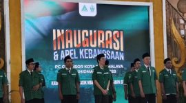 GP Ansor Kota Tasikmalaya Gelar Inagurasi dan Apel Kebangsaan di Halaman Gedung Juang Tasikmalaya Sabtu 15/11/2025 (Foto: Istimewa) 