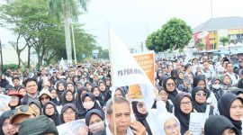 Ribuan Guru Madrasah Demo Kebijakan PPPK (Foto: Istimewa)