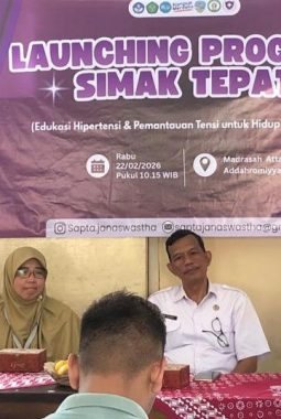 Mahasiswa Kesmas Unsil Luncurkan Program SIMAK TEPAT untuk Tekan Hipertensi di Sambongpari